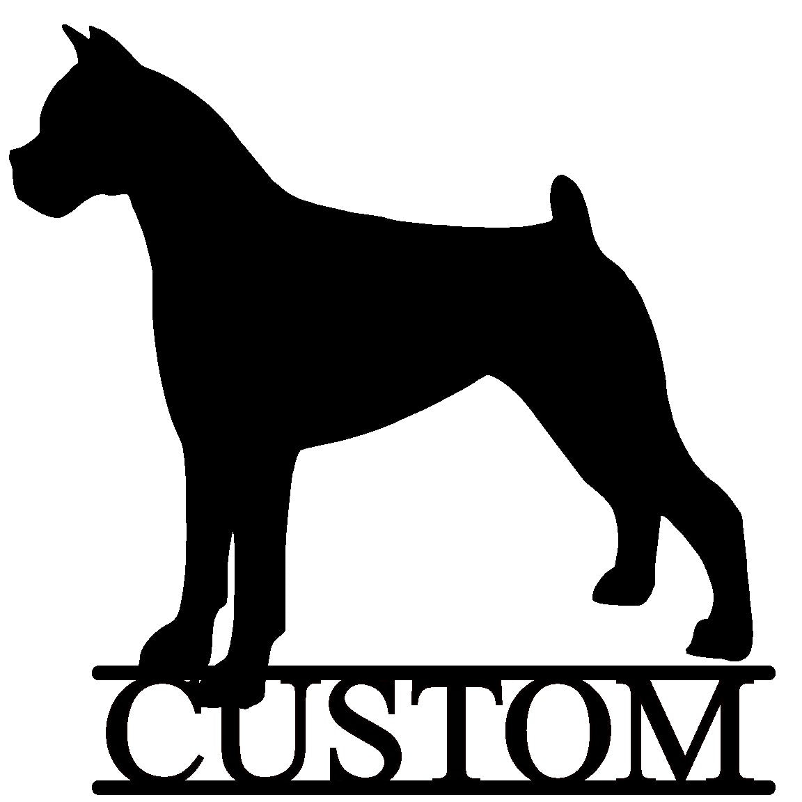 Boxer - Personalized Sign