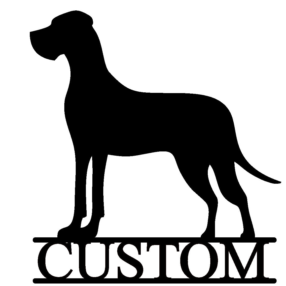 Great Dane - Personalized Sign