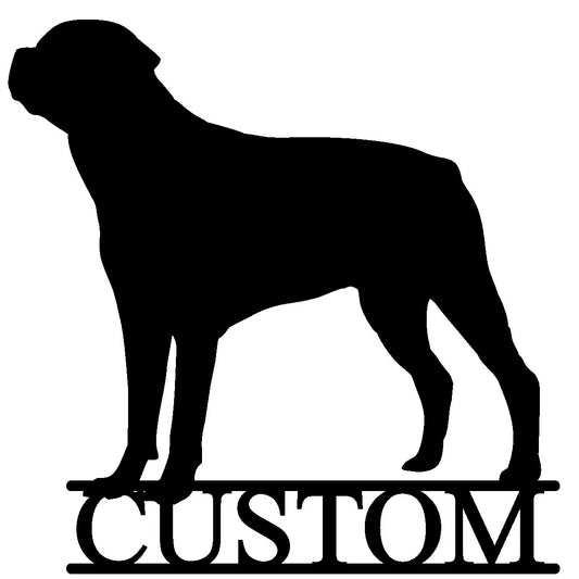 Rottweiler - Personalized Sign