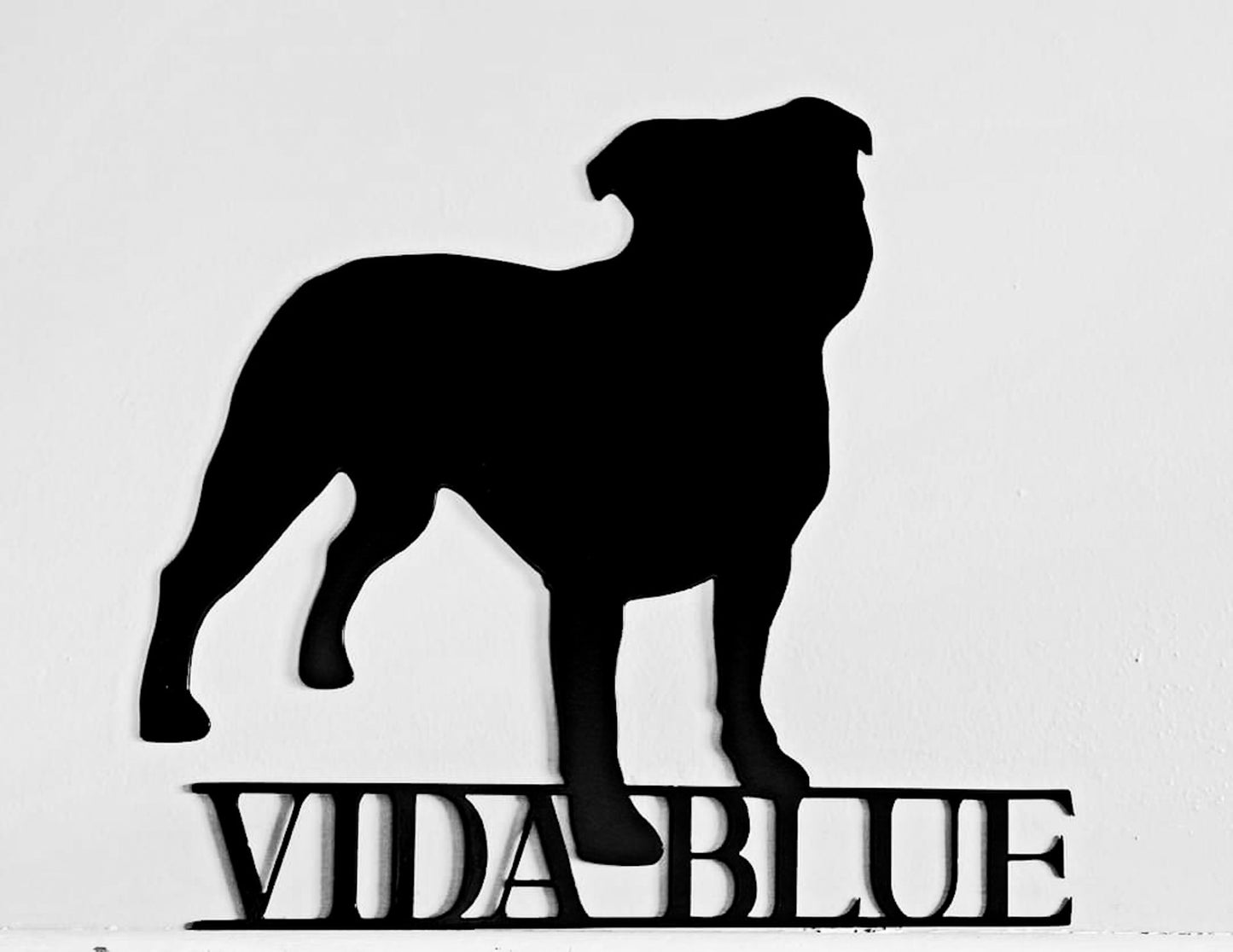 Staffordshire Bull Terrier - Personalized Sign